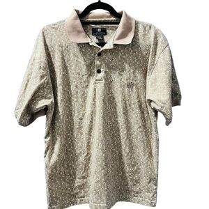 Givenchy Activewear Cotton Blend Polo Shirt Size Medium Men's Short Sleeve Knit